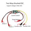 Brushed ESC Speed Controller 5A Dual Way 2-3S w/ BEC Mixed Control Bidirectional RC Cars Boats Tanks Vehicles Models Spare Parts