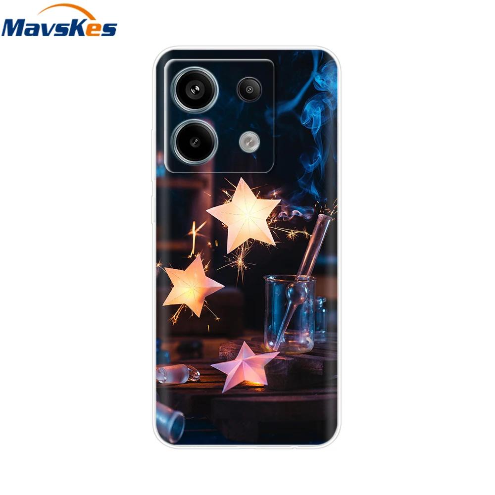 Чехол для Xiaomi Redmi Note 13 Pro 5G Милое Сердечко Силиконовый Мягкий Чехол для Телефона для Redmi Note 13 5G Чехол Redmi Note13 Прозрачный