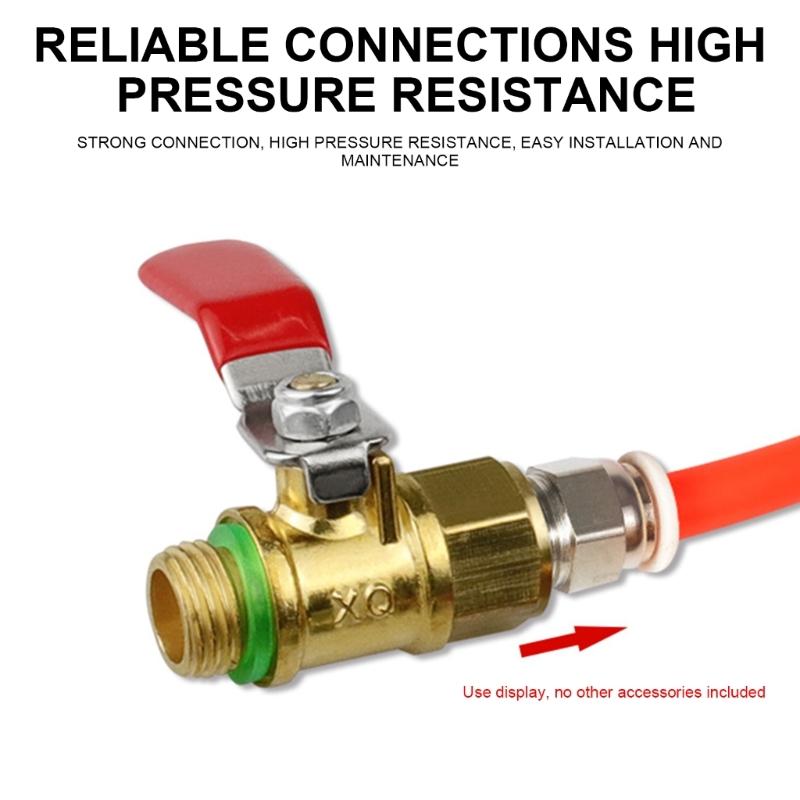 Stainless Steel Handle Valves Female And Male Thread Valves Shut Down Switch Water Gas Oil Switch Fitting