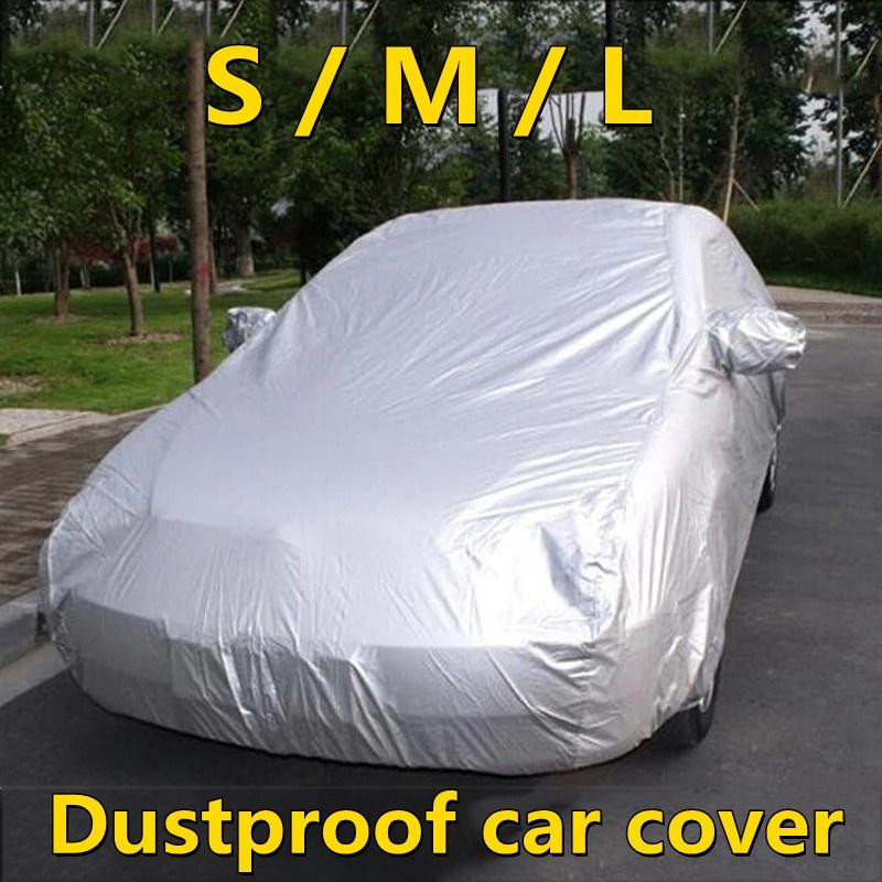 S-XXL Водонепроницаемые пылезащитные автомобильные чехлы Наружная защита Внешние полные автомобильные чехлы Защита от пыли, дождя, снега, внедорожника, седана, внешние аксессуары автомобиля