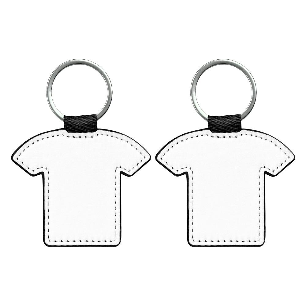Заготовки для сублимации из ПУ кожи, брелок, креативные двусторонние пустые ID-бирки, брелок, унисекс