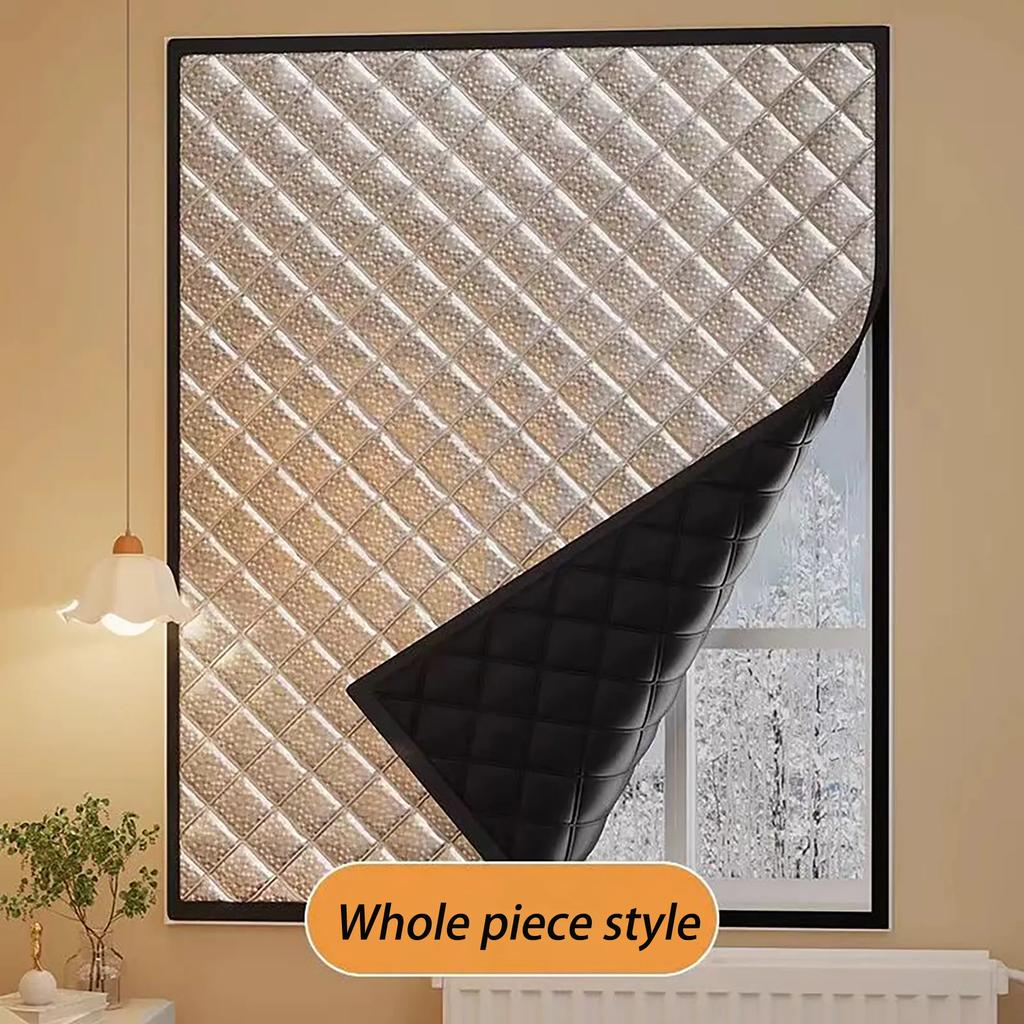 Ветронепроницаемые и теплые шторы 2025, Зимние ветронепроницаемые, Спальня, Изоляционная пленка, Защита от холода, Полностью герметичные экранные окна, Дверные шторы