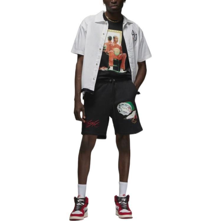 Jordan Флисовые спортивные шорты X Jacob Rochester Flight Artist Series DQ7543-010
