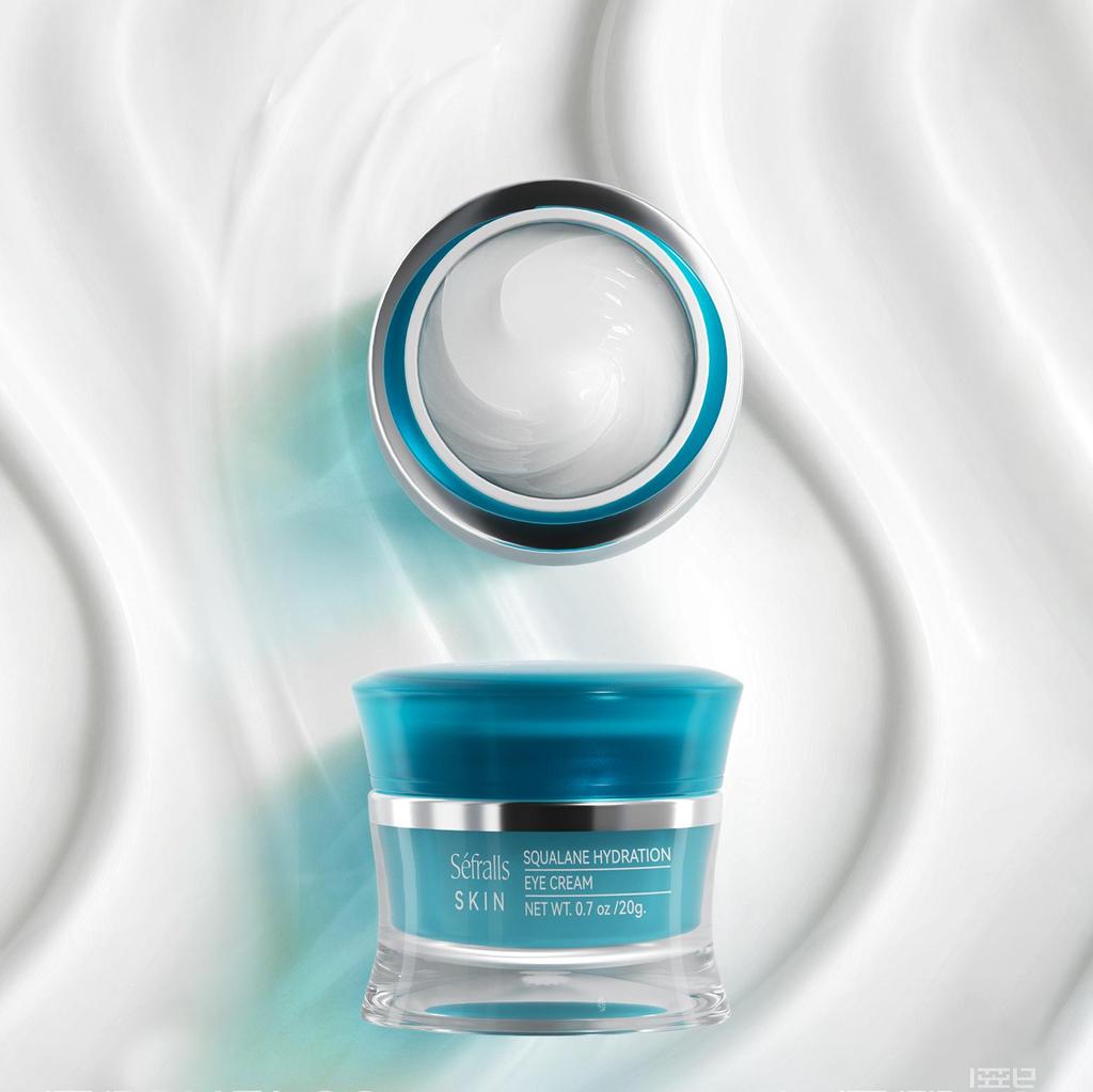 Крем для кожи вокруг глаз Séfralls Plant Squalane Hydration Eye Cream 20 г Увлажняющий и увлажняющий крем для кожи вокруг глаз с растительным скваланом