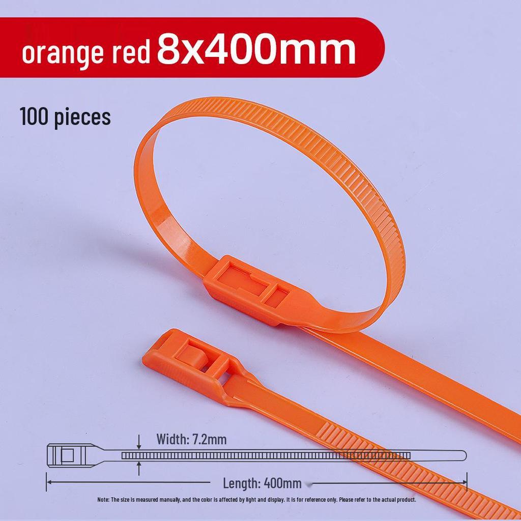 Нейлоновая самозатягивающаяся кабельная стяжка Naughty Castle для детского парка (8x350x400) - Особый цвет