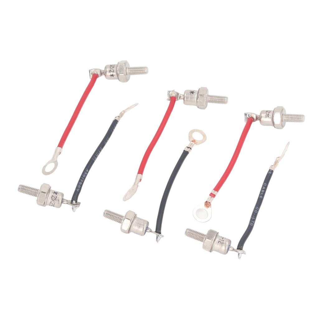 ZX25A Diode Resistor Kit with Washers Nuts Generator Diode Electronic Components for Stamford RSK1001 Rectifier Wheel