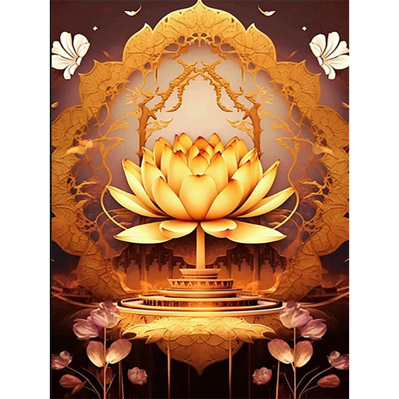 5D DIY Алмазная картина Цветочный пейзаж Алмазная вышивка Картина Полная круглая Алмазная мозаика DIY Стразы Домашний декор Подарки