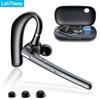 Bluetooth-гарнитура V5.3 для офиса и вождения, беспроводная вкладыш-наушник с зарядным кейсом на 500 мАч, наушники Hands-Free с микрофоном с шумоподавлением