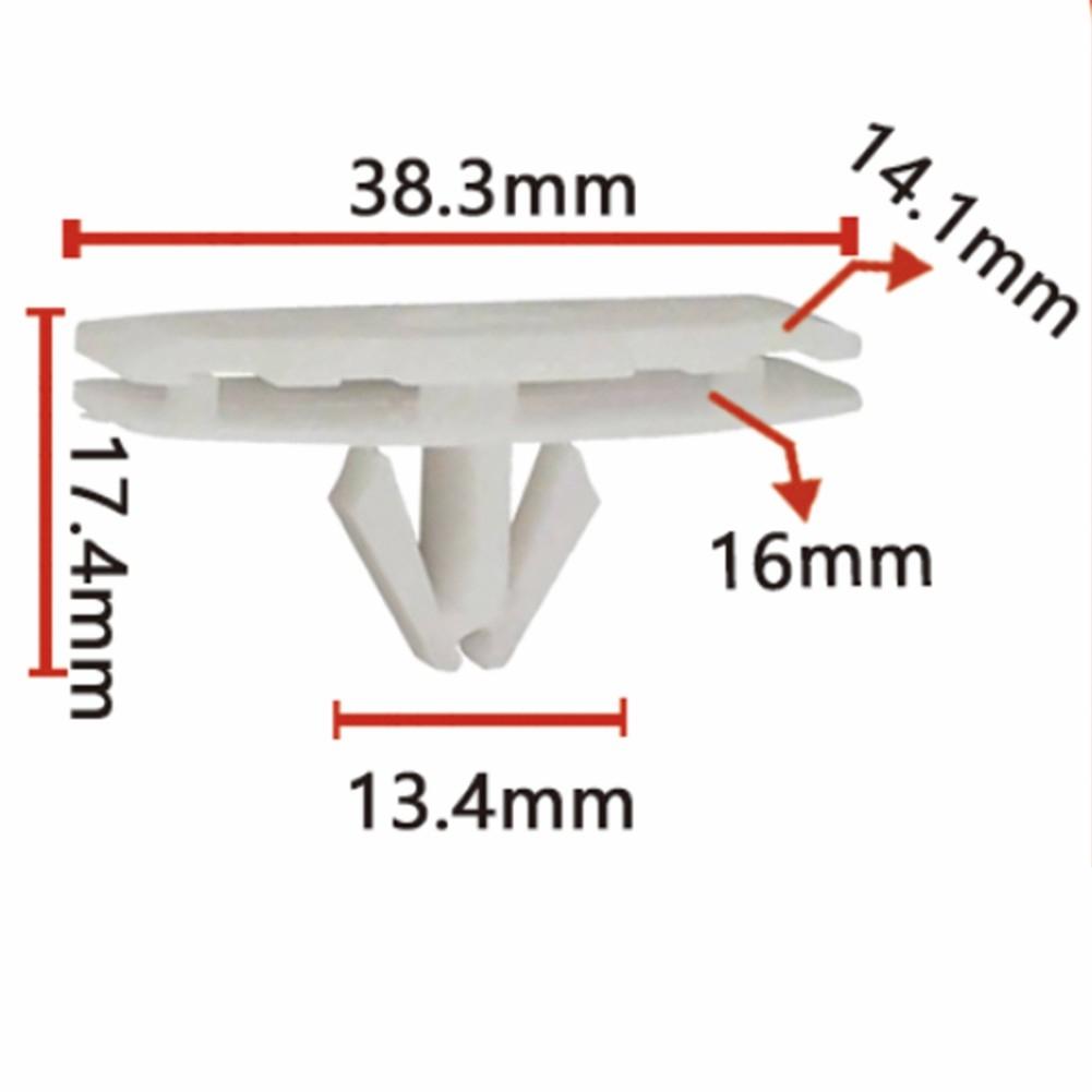 Fender Flare Retainer Clip Clip 68395634AA 6pcs Front Plastic