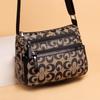 New Large Capacity Multi-layer Women's Crossbody Bag, Single Shoulder Fashion Trend Printed Bag Zero Wallet