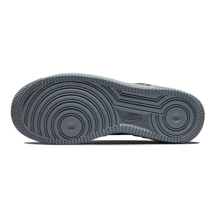 (GS) Nike Air Force 1 Low 'Cut Out Swoosh - Smoke Grey' Kids' DQ1097-001