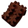 Gingerbread Man Christmas Food Grade Silicone Mold Chocolate Fondant Mold Snowman Lollipop Cake Candy Cake Decorating Tools
