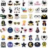 50PCS Graduation Season Sticker Landscape Decompression Phone Coffee Laptop Luggage Waterproof Graffiti Graduation Decals