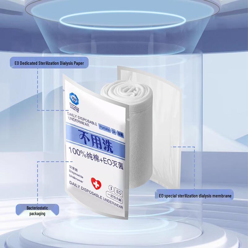 Nanjiren Мужские одноразовые хлопковые трусы-боксеры (5-Pack)