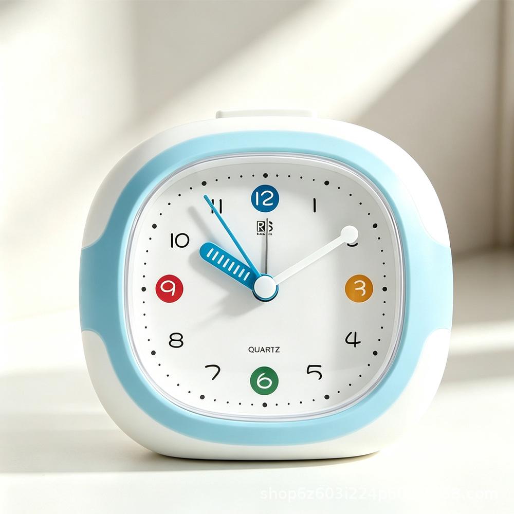 Student desktop clock Children's cute cartoon learning special clock Super loud timing small alarm clock