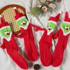 New Year Gifts Christmas Magnetic Stocking With Hands Cartoon Xmas Socks  Streetwear