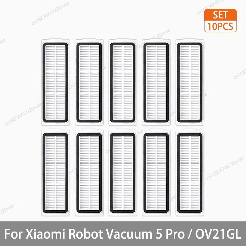 Для робота-пылесоса Xiaomi 5 Pro / OV21GL Аксессуары для уборки Основная щетка Боковая щетка HEPA-фильтр Тряпка для мытья пола Мешок для пыли Детали Запчасти