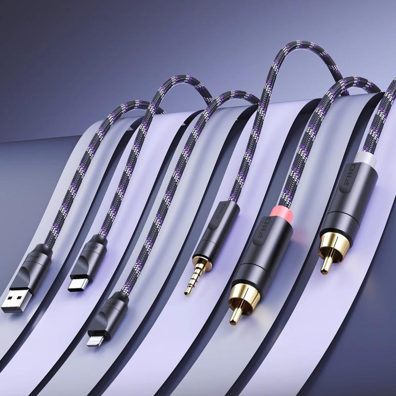 FiiO Trust Series TypeC To TypeC Decoding Cable RCA Audio Cable 3.5mm Pair Recording Cable