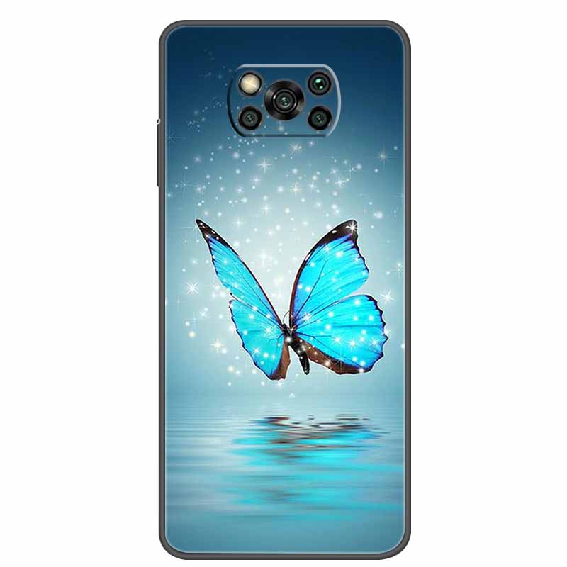 Чехол для Poco X3 Pro Крутой Силиконовый ТПУ Мягкий Печатный Чехол для Телефона Для Xiaomi Poco X3 NFC Чехол Funda Pocophone X3 Pro PocoX3 Pro Capa