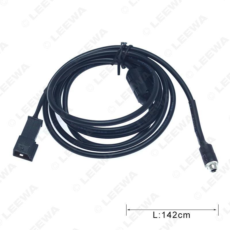 Кабель AUX аудиовхода для BMW E39 E46 E53: Разъем 3,5 мм (мама) на 3-контактный разъем