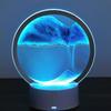 Новая настольная лампа с движущимся песком USB LED Craft Quicksand 3D Natural Landscape Flowing Sand Dimmable Moving Sand Clock Night Light