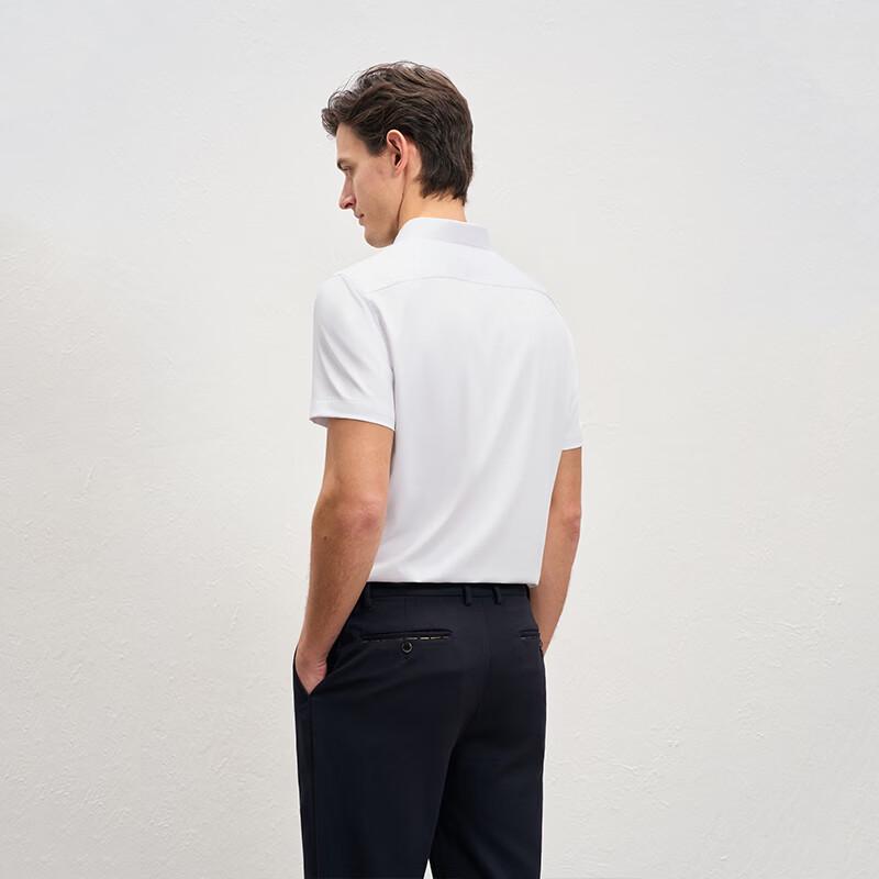 Универсальная мужская рубашка EMZ в стиле business casual с коротким рукавом