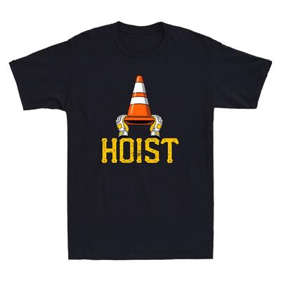 Pittsburgh Hoist The Traffic Cone Funny Meme Vintage Unisexs Short Sleeve Tshirt