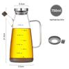 Набор герметичных диспенсеров для масла и уксуса Qianxing Glass