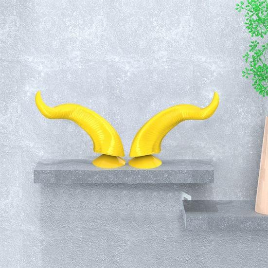 1 пара шлемов для мотоцикла, украшения в виде рога дьявола, присоски, шлемы для скутера, велосипеда, мотоцикла, скейтбординга, декоративные аксессуары для шлемов в виде коровьего рога