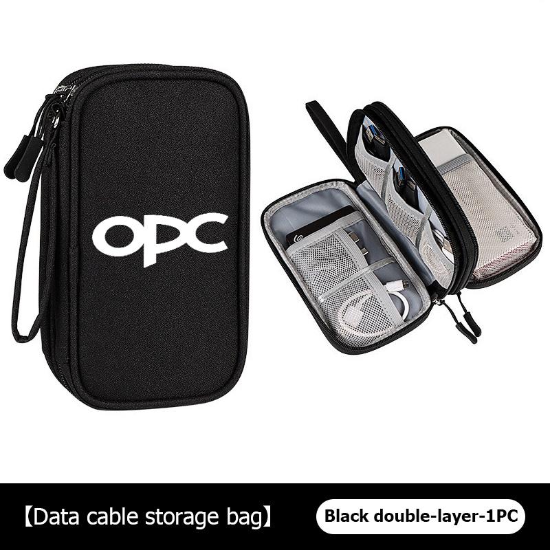 For Opel Portable Car Digital Storage Bag Data Cable Protector Cover Waterproof Tool Bags Corsa D Astra G H J K F Mokka C Zafira BX8