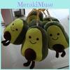 Cute Avocado Keychain Plush Toy Girls Kids Backpack Decoration Hanging Ornament