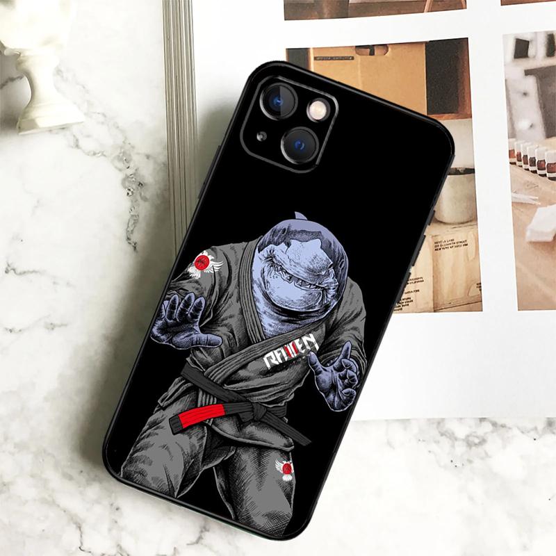 Чехол для iPhone 15 16 11 12 13 14 Pro Max 7 8 Plus XR X XS Max 12 13 Mini с рисунком BJJ Бразильское джиу-джитсу, задняя крышка