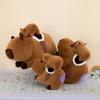 Buttock Capybara Purple Plush Toy Cartoon Stuffed Doll Decoration Gift Kids