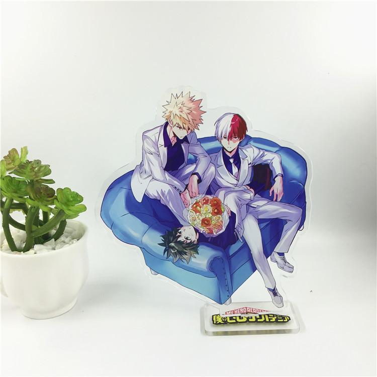 Аниме игра герой академия акриловая подставка для персонажей косплей акриловая подставка для фигурки окрашенный декор стола орнамент подарок 15 см модель