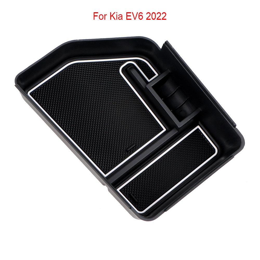 Автомобильный центральный подлокотник, держатель для ящика для хранения для Kia EV6 2022, органайзер для центральной консоли, уборка