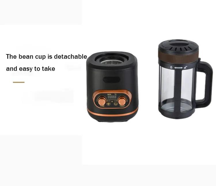 Новая электрическая машина для обжарки кофейных зерен 220 В, машина для выпечки с контролем температуры и функцией таймера, автоматическое охлаждение