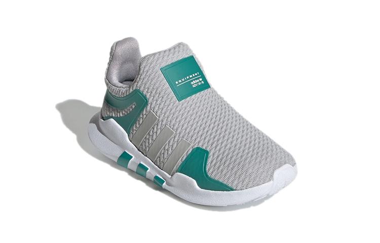 Adidas Originals EQT ADV 360 I Breathable Low top Toddler Shoes Gray Green Infant And Toddler CG6593