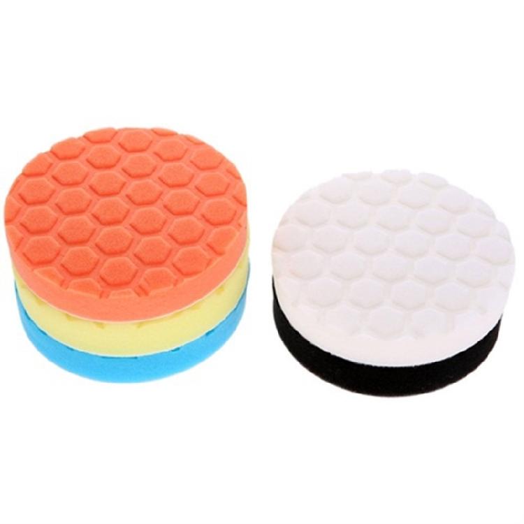 5Pcs Reusable Car Polishing Sponges in 5/6Inch Sizes Buffing Polishing Pad for Easy Wax Application