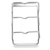 Housewares Hanging Pan Lid Rack 3 Tier Aluminum Alloy Cabinet Pot Lid Holders Organizer for Plates Cookie Sheets