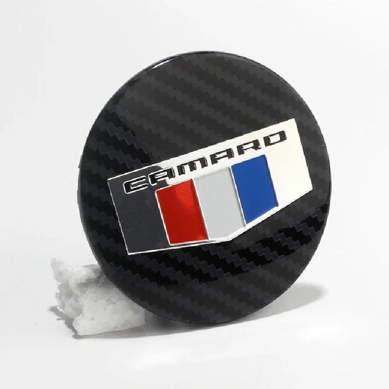 Modification for Chevrolet CAMARO SS Logo Corvette 4PCS 68mm Car Wheel Center Covers ABS Tires Hub Caps Replaced Decoration