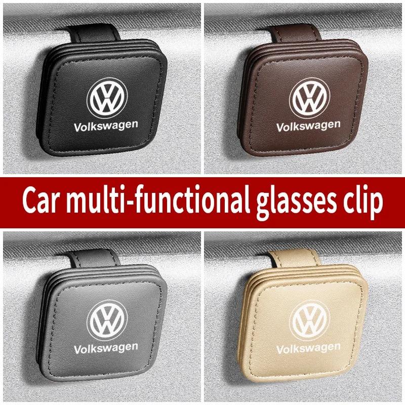 Для Volkswagen n2 Колпачки на ниппели Автомобильный солнцезащитный козырек Ящик для хранения очков Зажим для солнцезащитных очков Держатель для карт и билетов Для VW Volkswagen Golf Polo Passat Tiguan