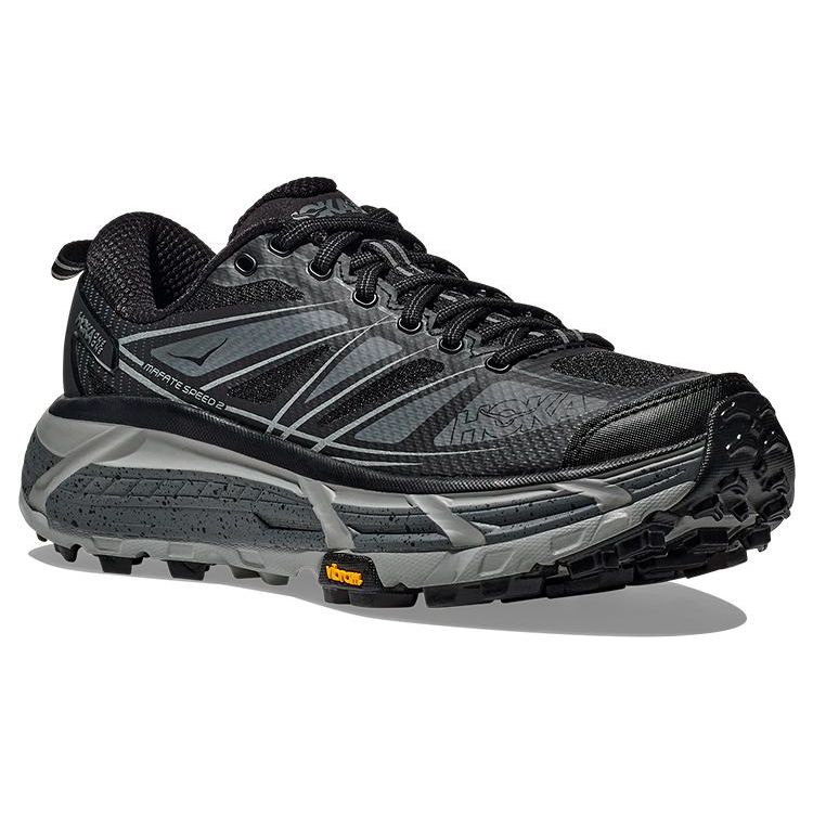 HOKA Mafate Speed 2 Black Castlerock Unisex Sneakers 1126851-BCSTL