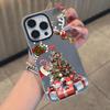 Santa Claus Christmas Tree Phone Case Soft Matte Candy For IPhone 17 16 15 14 Pro Max Plus 13 12 11 Transparent Bumper Cover