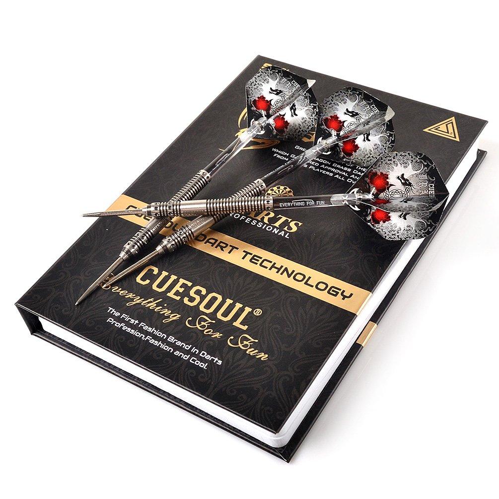 Cuesoul Набор дартсов Dragon Series Tungsten 24 г с дротиками 90% Стальной наконечник Титановое покрытие (CSDN-M2305)