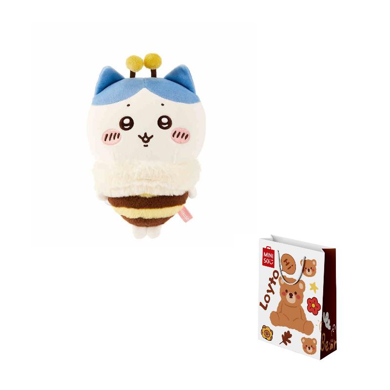 MINISO x Chiikawa Хачиварэ, Чиикава, Усаги Сезон Сакуры Пчелиные Куклы Плюшевая Кукла Трубы Высокая Кукла
