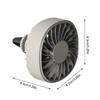 Автомобильный вентилятор для вытяжки воздуха, портативный вентилятор для автомобилей, грузовиков, охлаждающее устройство, 3 регулируемые скорости ветра, зарядка через USB, мини-вентилятор для вентиляционного отверстия/дома/офиса