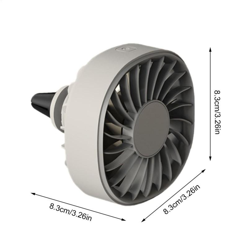 Автомобильный вентилятор для вытяжки воздуха, портативный вентилятор для автомобилей, грузовиков, охлаждающее устройство, 3 регулируемые скорости ветра, зарядка через USB, мини-вентилятор для вентиляционного отверстия/дома/офиса
