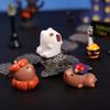 Halloween Capybara Ornaments Kawaii Resin Craft Desktop Decoration Mini Car Miniatures Figure Capybara Decor Party Guests Gift