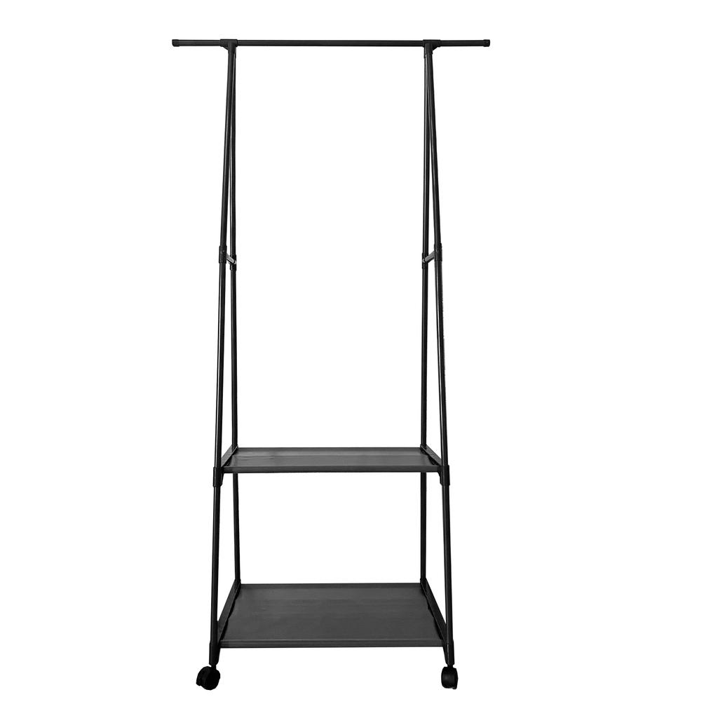 Majestic Nyana Home Donkey Coat Rack 160x55x42cm 2 Shelves 1 Top Bar