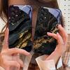 Темно-золотистый черный для Samsung Galaxy S10 4G S20 11E 30 S21 21Fe 22 S24 Pro S23 Ultra 5G S8 S9 Чехол для телефона из закаленного стекла